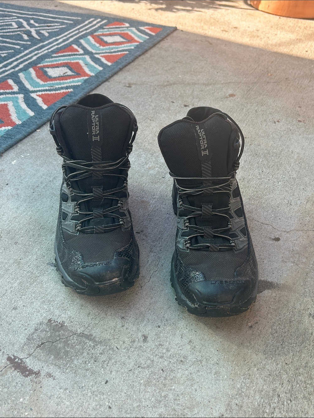 La Sportiva Black Men's Mid-Height Hiking Boots